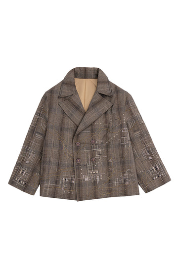 HAND CRAFTED QUILTED PEA-COAT (Women)